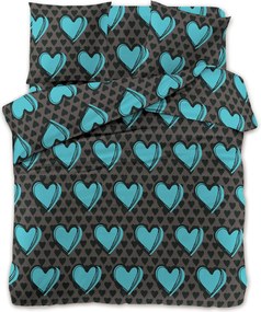 KASUGA türkiz mikroszálas ágyneműhuzat Ágyneműhuzat mérete: 70 x 90 cm | 140 x 200 cm