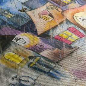 Kép - esős este (90x60 cm)
