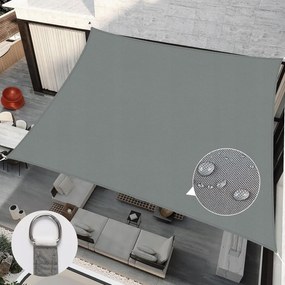 Napvitorla 4x5M Vízálló Napellenző Uv Kerti Árnyékoló