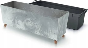 Virágtartó Urbi Case Beton Effect N szürke Prosperplast 77 x 23,5 x 30 cm
