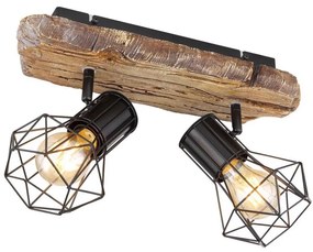 Globo 54017W-2 - PRISKA 2xE27/60W/230V spotlámpa