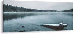 Kép - jeges északi tó (120x50 cm)