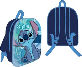 Disney Lilo és Stitch, A csillagkutya Blue Vibes 3D hátizsák, táska 30 cm