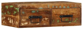 tömör újrahasznosított falra szerelhető TV-szekrény 60x30x19 cm