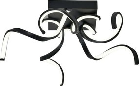 ZUMA LINE 20031CL-BK STELO Modern LED Mennyezeti Lámpa Fekete LED IP20