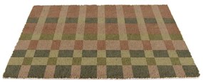Kókuszrost lábtörlő 40x60 cm Pink and Blue Check – Artsy Doormats