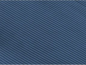 Kék kordbársony sarokkanapé Belair – Bobochic Paris