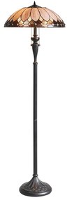 Endon 63972 - Tiffany BROOKLYN állólámpa 2xE27/60W/230V átm. 50 cm