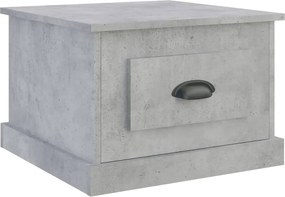 vidaXL betonszürke szerelt fa dohányzóasztal 50 x 50 x 35 cm