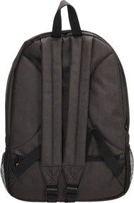 Fekete könnyű iskolai hátizsák „Rock”