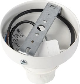 Modern mennyezeti lámpa sötétszürke árnyékolóval 25 cm - Combi