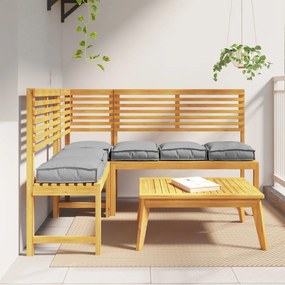 Pallet párnák ülésekhez 6 db Szürke 40x40x8 cm Oxford szövet