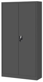 4x JAN fém irodai irattartó szekrény, 900 x 1850 x 400 mm, antracit