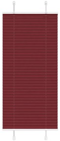 pliszírozott redőny Bordeaux piros 55x150 cm Szövetszélesség