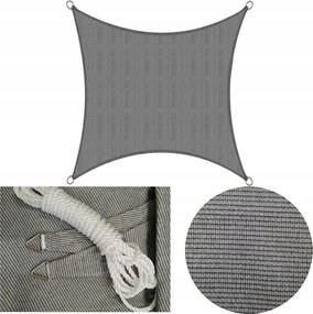 Gutex Hdpe terasz árnyékoló háló 3mx3m szürke 170g/m2