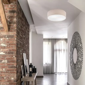 SIRJA mennyezeti lámpa 2xE27/60W/230V, 45 cm átmérő, bézs