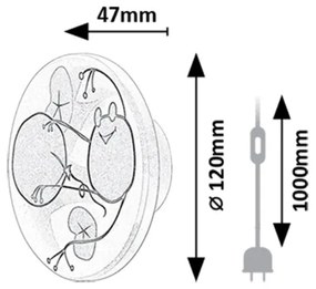 Rabalux 71070 - LED fali lámpa FROGGO LED/9W/230V 3000/4000/6500K
