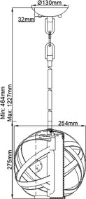 Hinkley Carson HK-CARSON-P Függeszték 1x40W/E27 IP44