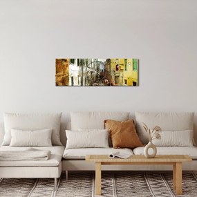 Kép - Utca Velencében (órával) (90x30 cm)