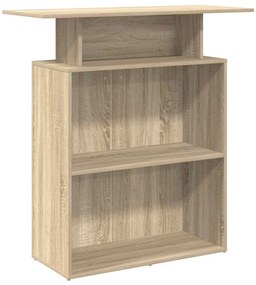 recepciós pult sonoma tölgy 100x40x104 cm szerelt fa