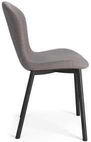 MAZZONI EXPORT FIORA Világosszürke Taupe (Basel 34 szövet) - MODERN LOFT KÁRPITOZOTT SZÉK NAPPALIBA/ÉTKEZŐBE