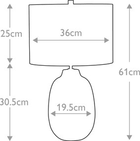 Elstead modern asztali lámpa chelsfield tejszínes szürke elschelsfield-tl