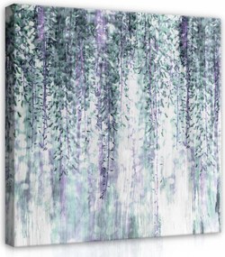 Vászonkép 80x80 Glicin virágzás virágok természet finomság nyugalom harmónia