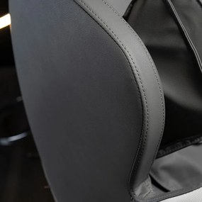 Masszázsfotel Szürke Eco-bőr Kárpittal. VX MAX