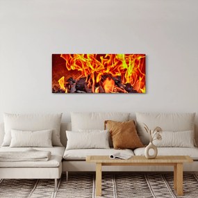 Az égő szén képe (120x50 cm)