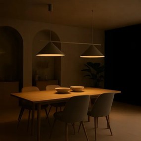 Kábelre függeszthető csillár CAPITAL 2xGX53/15W/230V taupe