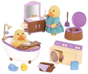 Li'l Woodzeez - Játékkészlet fürdőszoba bútor