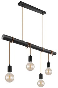 Globo 15459-4H - Csillár zsinóron LEO 4xE27/60W/230V