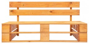 mézbarna fa kerti raklappad