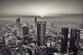 Poszter 30x20cm Város panoráma alkonyatkor 2, Assaf Frank