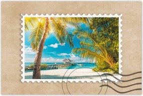 Poszterek 60x40 Trópusok Tájkép Pálma