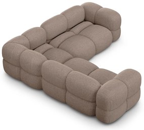 Barna sarokkanapé Loretto – Cosmopolitan Design