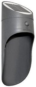 LED Napelemes érzékelős fali lámpa PALESA LED/1W/3,7V IP65 1800 mAh szürke