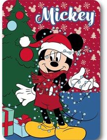 Disney Mickey Lights Karácsonyi polár takaró 100x140cm