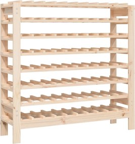 vidaXL tömör fenyőfa bortartó állvány 109,5x30x107,5 cm