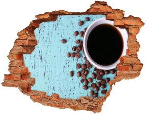 Fali matrica lyuk a falban Fekete kávé nd-c-71051181