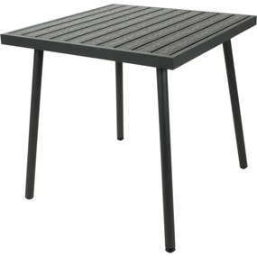 Hervig kerti asztal, 76 x h. 73 cm, polywood asztallappal