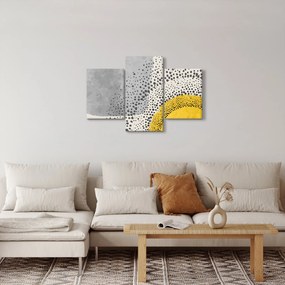 Kép - N⁰3 strand absztrakt festménye (90x60 cm)