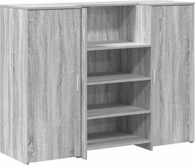 vidaXL recepciós pult szürke sonoma 135x50x103,5 cm szerelt fa