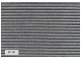 Szürke kordbársony fotel Lofty Lilly – Miuform