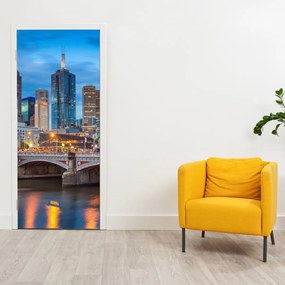 Fotótapéta ajtóra - Melbourne város (95x205cm)
