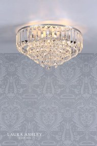 LAURA ASHLEY 3756045-Q VIENNA Kristály Mennyezeti Lámpa Csiszolt Króm, Átlátszó G9 IP20