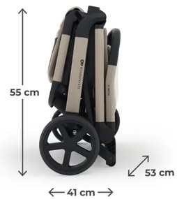 KINDERKRAFT SELECT - NUBI 3 sportbabakocsi Homokbézs