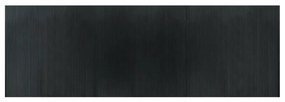 négyszögletű szürke bambusz szőnyeg 100 x 300 cm