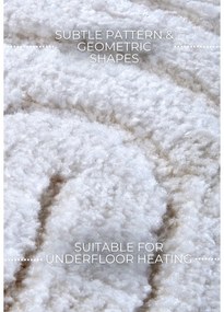 Fehér kerek szőnyeg ø 160 cm Panglao New York White – Elle Decoration