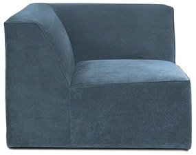 Kék kordbársony kanapé modul (variálható) Sting – Scandic